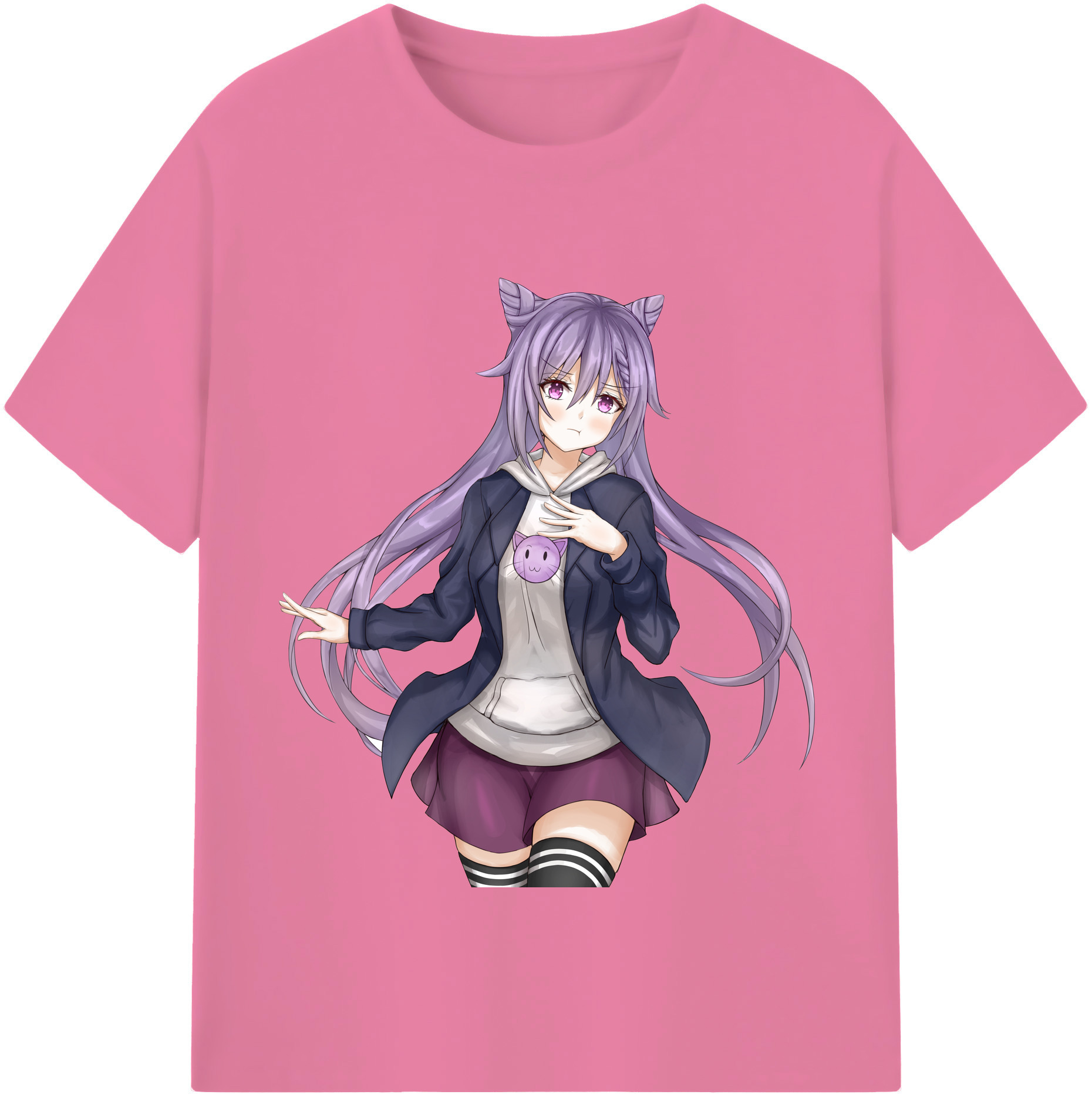 げんし神 刻晴 こくせい genshin Kokusei 綿100％半袖Tシャツ（フロントプリント）